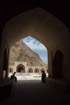 A restored caravanserai planned to be a hotel in Bisotun, Iran